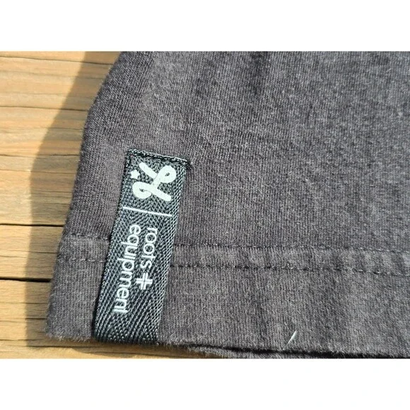 LRG Roots People Equipment Shirt Men XL Black Short Sleeve Rock Formation - Picture 5 of 11